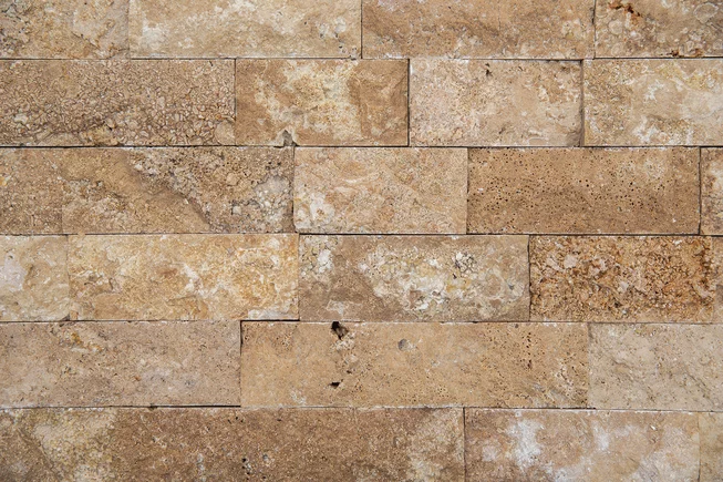 Brickstone Travertin COFFEE BS55 kamenný cihličkový obklad