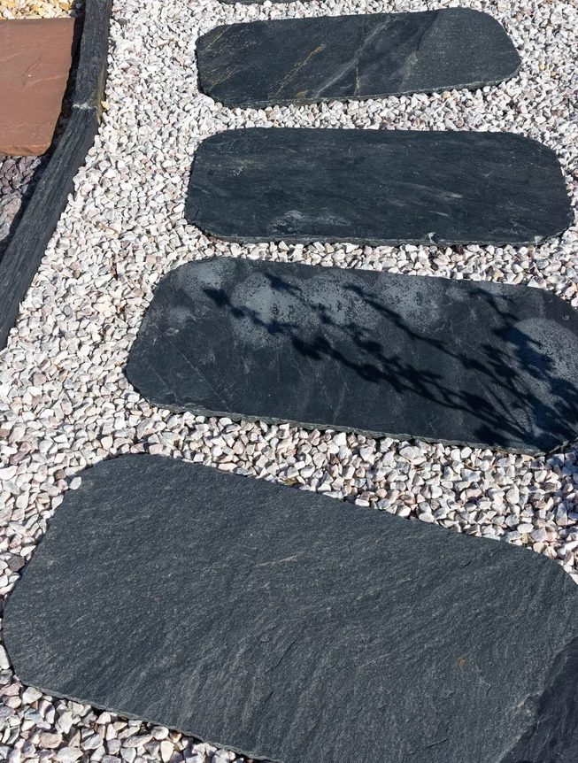 Břidlice B95 ovál nášlapné kameny