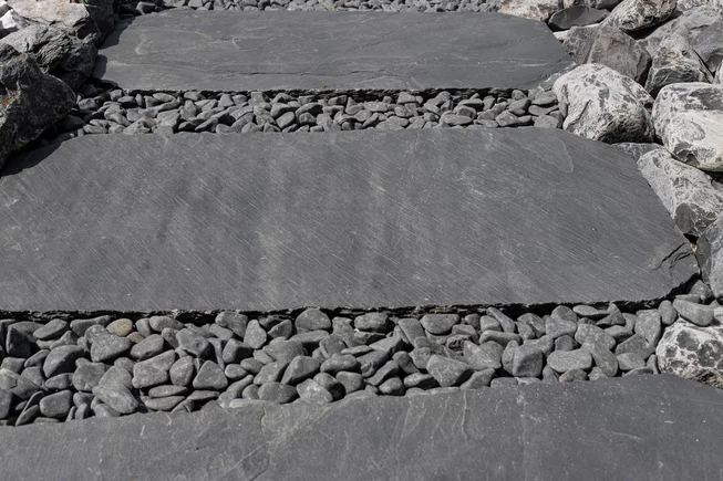 Břidlice B95 ovál nášlapné kameny