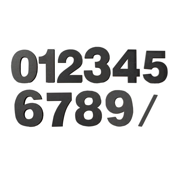 Břidlice B95 popisné číslo na dům