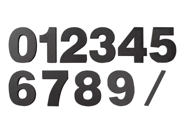 Břidlice B95 popisné číslo na dům