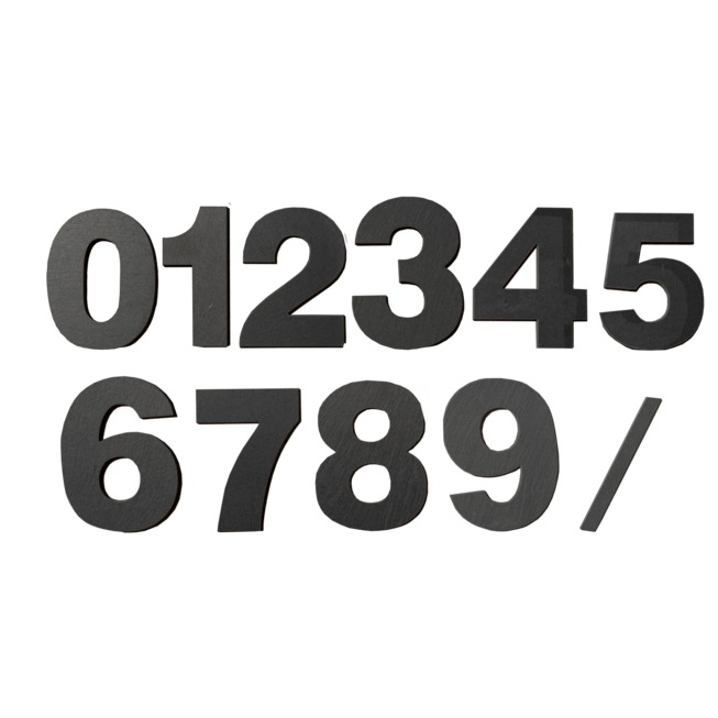 Břidlice B95 popisné číslo na dům