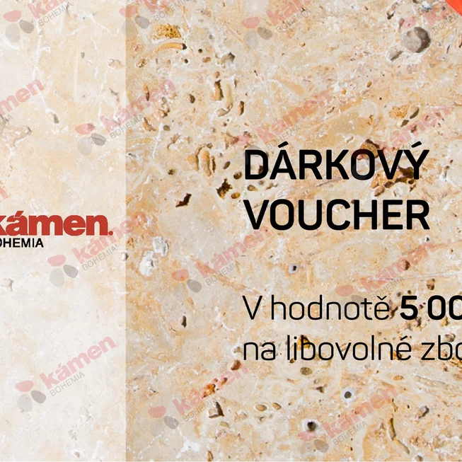 Dárkový poukaz v hodnotě 5 000 Kč