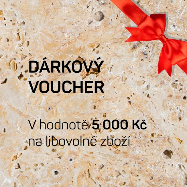 Dárkový poukaz v hodnotě 5 000 Kč
