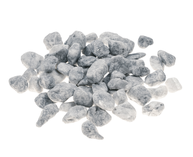 Dolomit CRYSTAL GREY D81 dekorační valouny / okrasné kamenivo