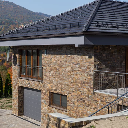 Fasáda na dům z přírodního kamene