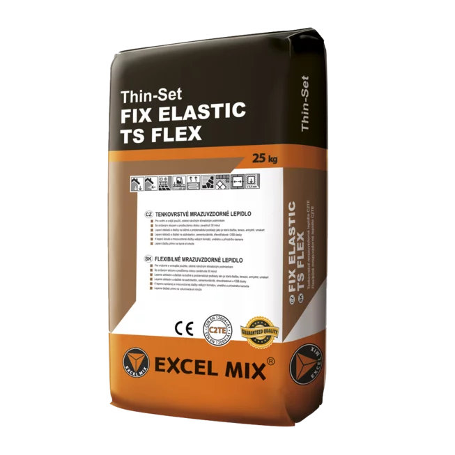 Flexibilní lepidlo EXCEL MIX Thin set FIX ELASTIC 25kg lepidlo na kámen