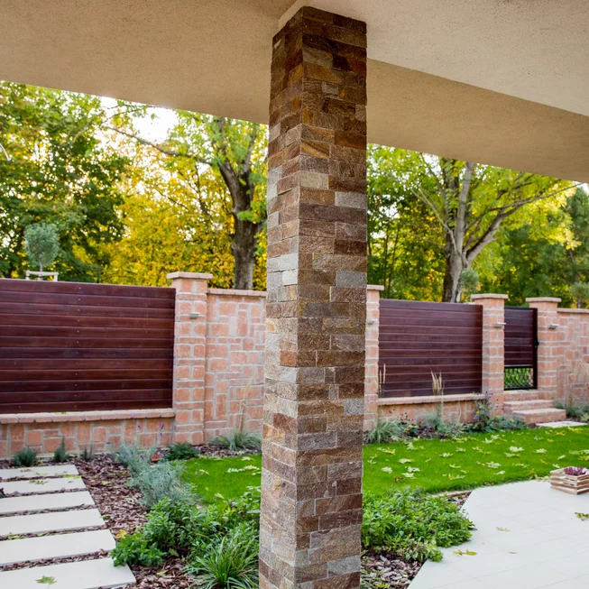 Gneis G55 kamenný cihličkový obklad