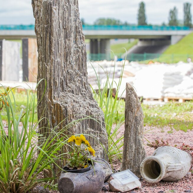 Kamenná kůra KK27 podpílená solitérní kámen