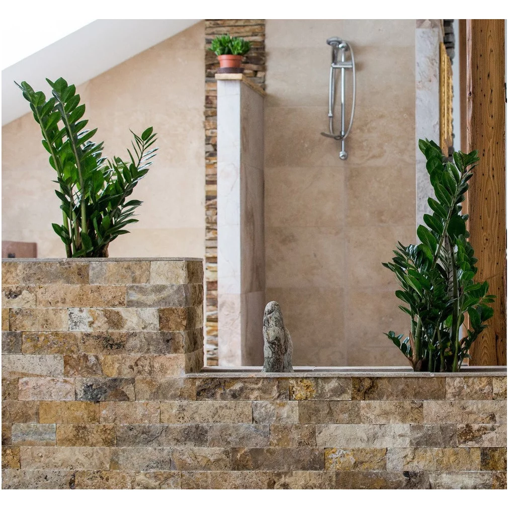 Kamenný cihličkový obklad do koupelny - Brickstone BS98 WAVE