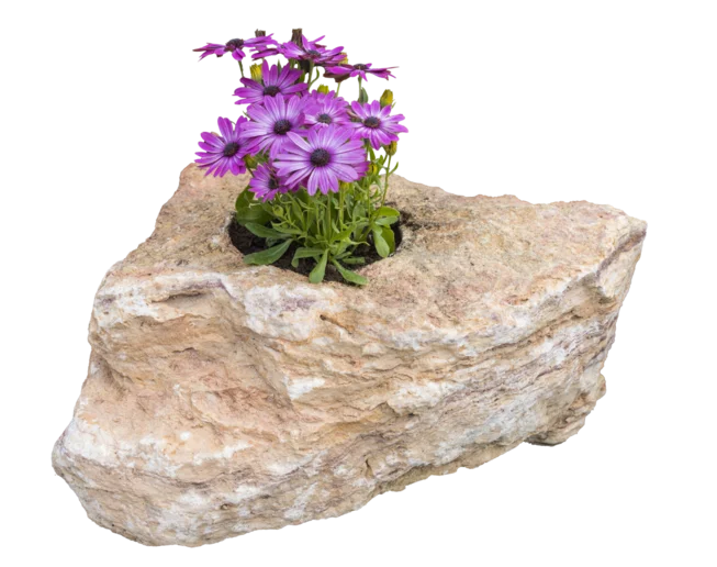 Kamenný květináč