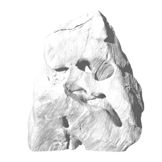 Mramor M17 podpílený solitérní kámen