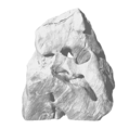 Mramor M17 podřezaný solitérní kámen
