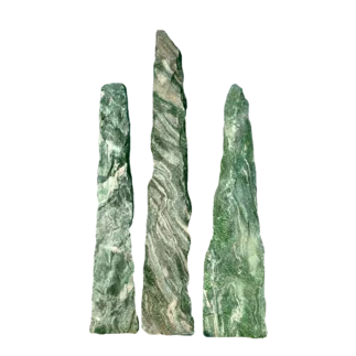 Mramor POLAR GREEN M61 sloup podřezaný solitérní kámen