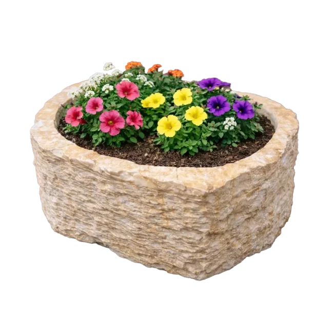 Mramor PREMIUM ART M21 kamenný květináč