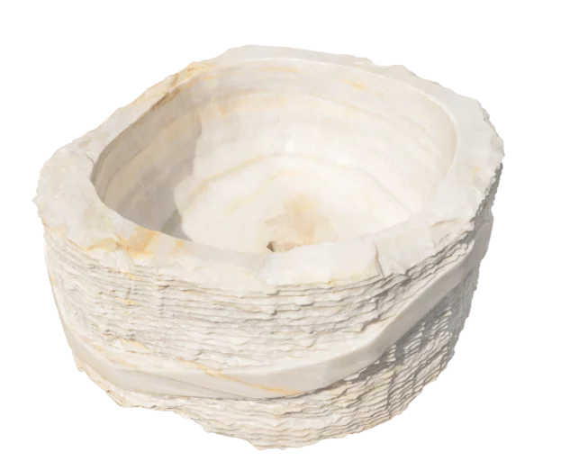 Mramor PREMIUM ART M21 kamenný květináč