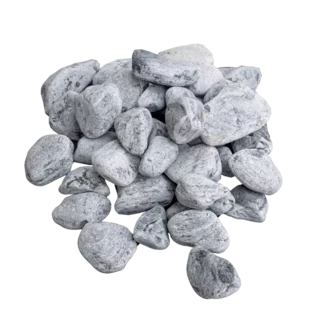 Mramor SILVER M81 dekorační valouny / okrasné kamenivo Mramor SILVER M81 dekorační valouny / okrasné kamenivo