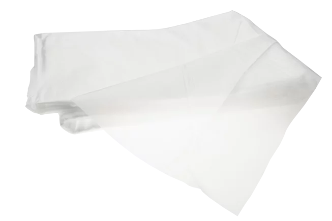 Netkaná textilie bílá