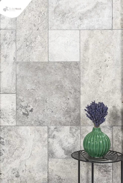 Obklad na zeď z kamene Travertin ATR73 mozaika