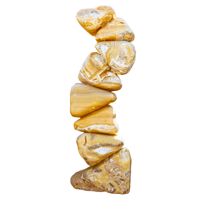 Onyx APOLO FLAMENGO ART OX48 solitérní kámen