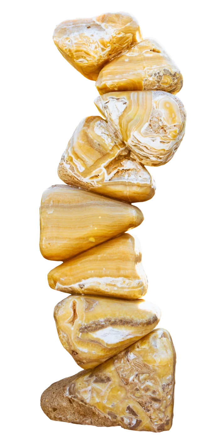 Onyx APOLO FLAMENGO ART OX48 solitérní kámen