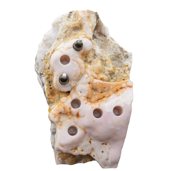 Onyx PINK WINE ROCK ART OX35 stojan na víno