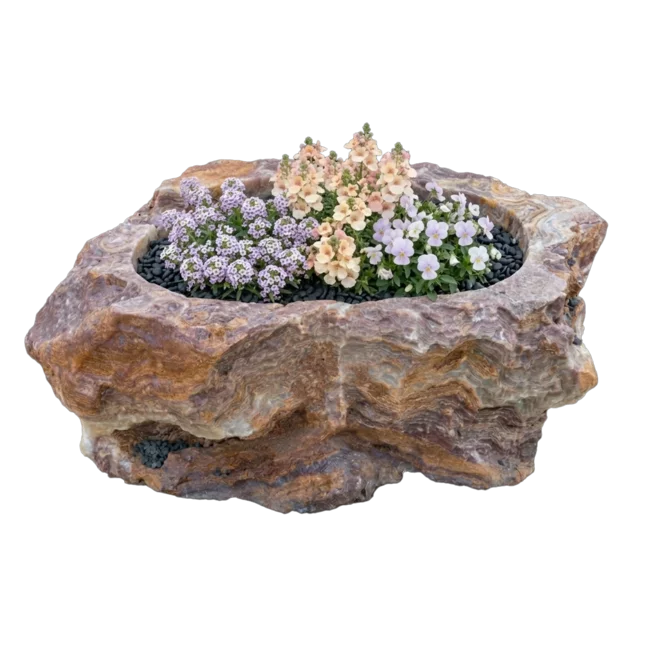 Onyx PREMIUM ART OX48 kamenný květináč