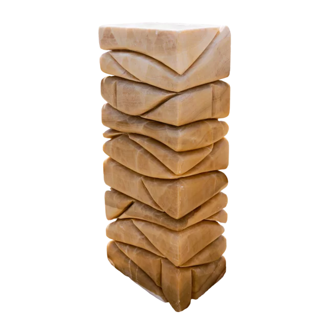 Onyx vyřezávaný hranol ART OX55 solitérní kámen