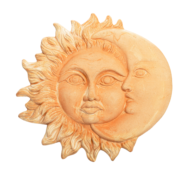 Slunce a měsíc dekorace