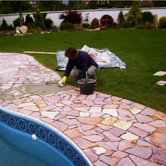 Spárování přírodního kamene