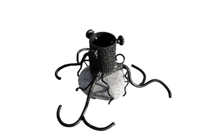 Stojan na stromeček s kamenem