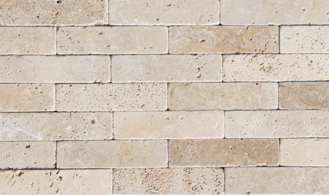 Travertin Antik ATR22 kamenný cihličkový obklad