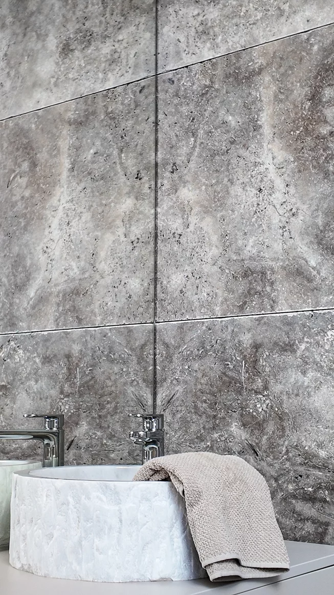 Travertin Antik BLUE SKY ATR73 velkoformátovaný obklad / dlažba