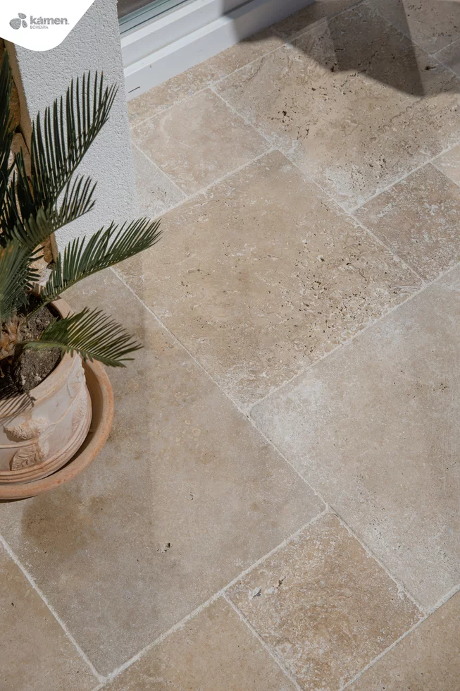 Travertin Antik COFFEE ATR55 mozaika - obklad/dlažba