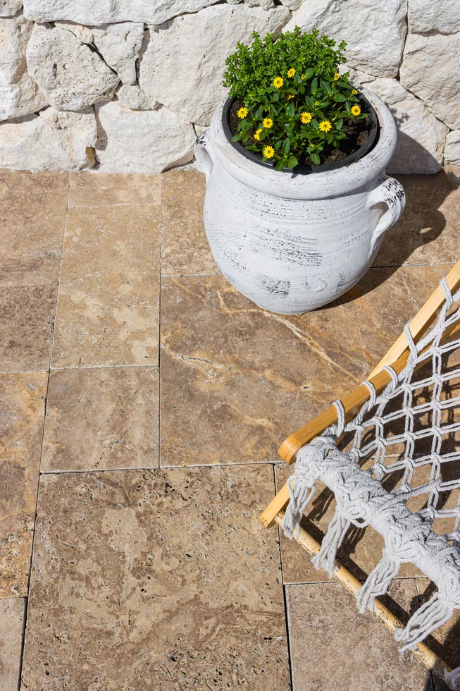 Travertin Antik MOCCA ATR56 mozaika - obklad/dlažba