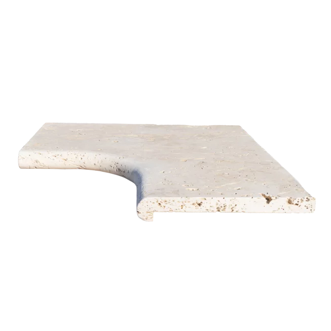 Travertin ATR22 bazénový lem - vnitřní roh