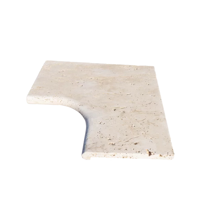 Travertin ATR22 bazénový lem - vnitřní roh