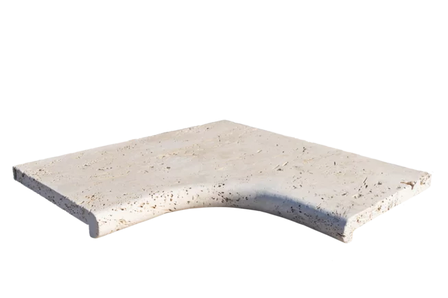 Travertin ATR22 bazénový lem - vnitřní roh