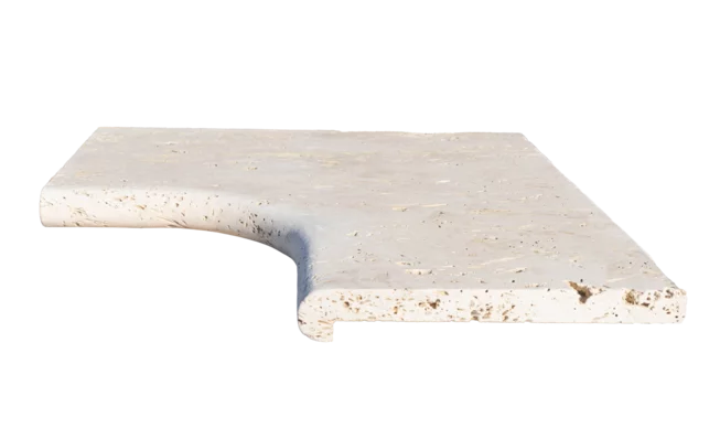 Travertin ATR22 bazénový lem - vnitřní roh