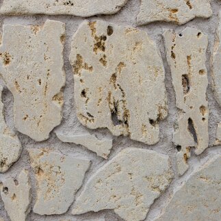 Travertin ATR55 děrovaný kamenný obklad/dlažba