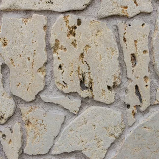 Travertin ATR55 děrovaný kamenný obklad/dlažba