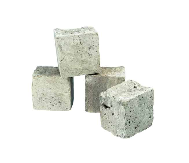 Travertin BLUE SKY ATR73 kamenná kostka