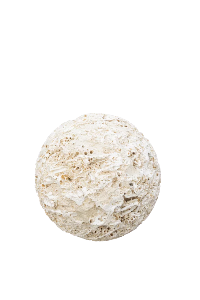 Travertin COSMO ART TR22 koule solitérní kámen