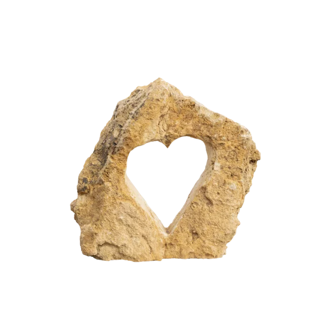 Travertin děravý TR51 podřezaný solitérní kámen