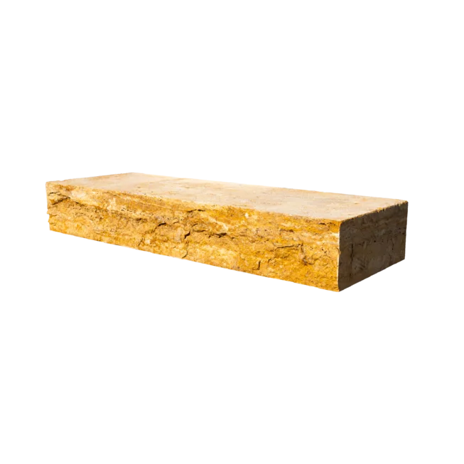 Travertin HONEY TR26 kamenné schody / bloky s osekaným krajem