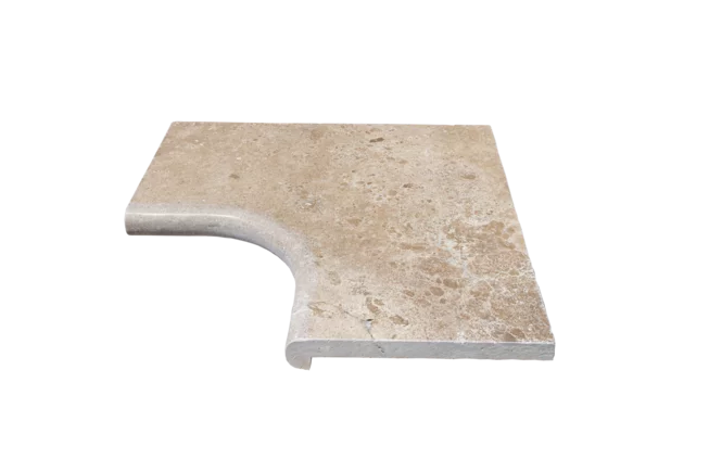 Travertin MOCCA ATR56 bazénový lem - vnitřní roh
