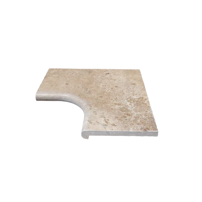 Travertin MOCCA ATR56 bazénový lem - vnitřní roh
