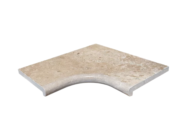 Travertin MOCCA ATR56 bazénový lem - vnitřní roh