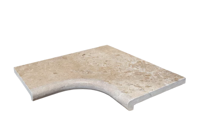 Travertin MOCCA ATR56 bazénový lem - vnitřní roh