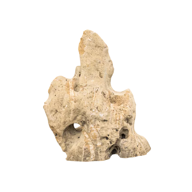 Travertin omílaný ATR22 podřezaný solitérní kámen